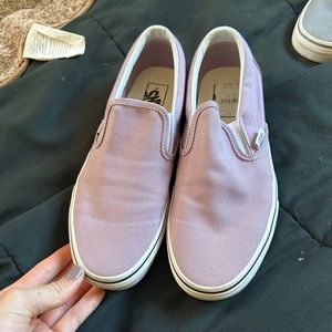 Vans classic slip on purple size 9
